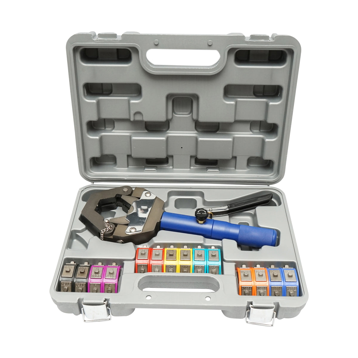 Clamp/hose crimping press for hydraulic hoses 80Kn Breckner Germany